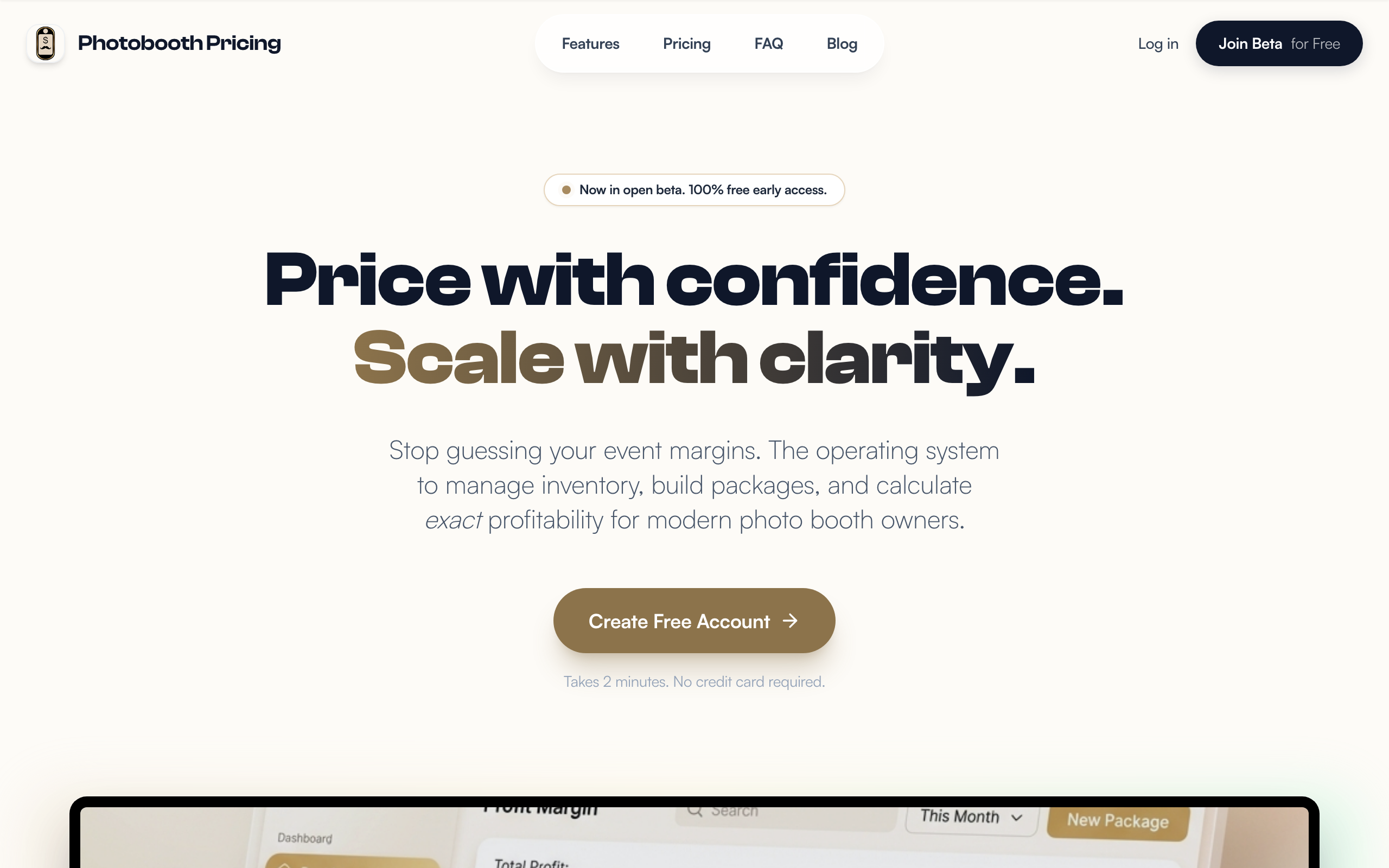 Photobooth Pricing preview