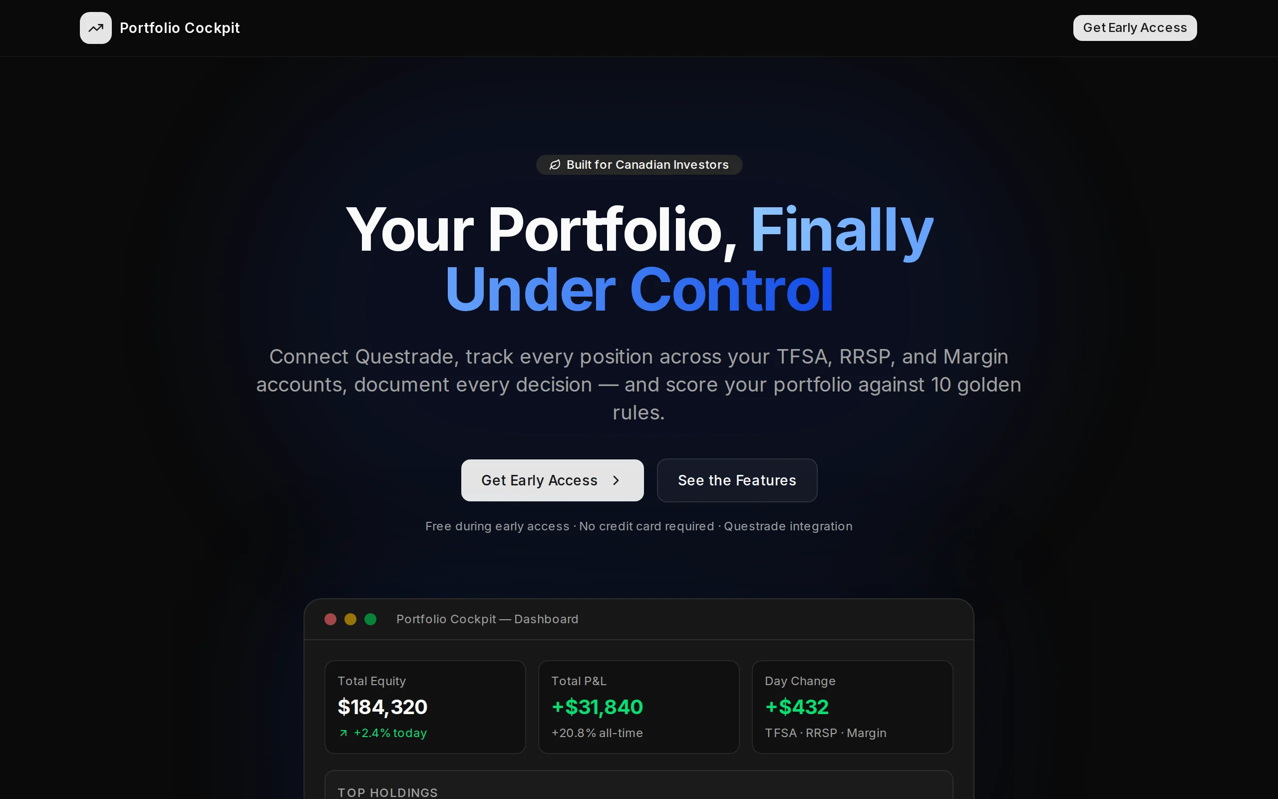 Portfolio Cockpit